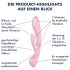 Satisfyer Triple Oh - Vibrador Recargável com Estimulador de Clitóris (Rosa)