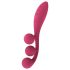 Satisfyer Tri Ball 1 - vibrador multifuncional recarregável (vermelho)