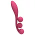 Satisfyer Tri Ball 1 - vibrador recarregável multifuncional - vermelho