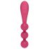 Satisfyer Tri Ball 1 - vibrador multifuncional recarregável (vermelho)