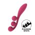 Satisfyer Tri Ball 1 - vibrador multifuncional recarregável (vermelho)