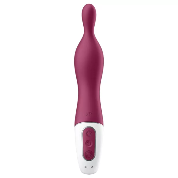 Satisfyer A-Mazing 1 - vibrador ponto A recarregável - silicone vermelho