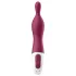 Satisfyer A-Mazing 1 - vibrador ponto A recarregável - silicone vermelho