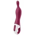 Satisfyer A-Mazing 1 - vibrador ponto A recarregável - silicone vermelho