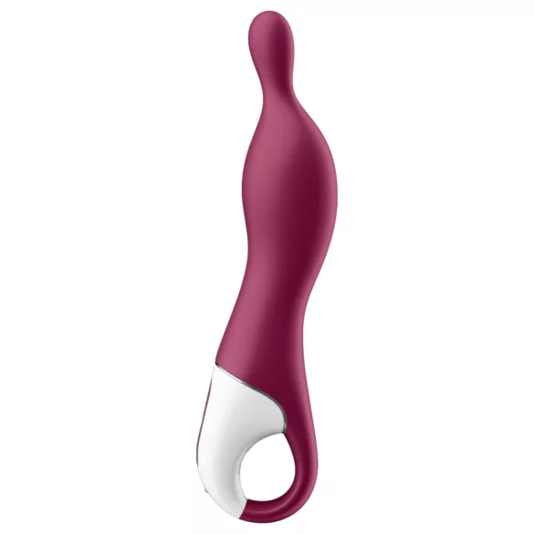 Satisfyer A-Mazing 1 - vibrador ponto A recarregável - silicone vermelho