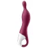 Satisfyer A-Mazing 1 - vibrador ponto A recarregável - silicone vermelho