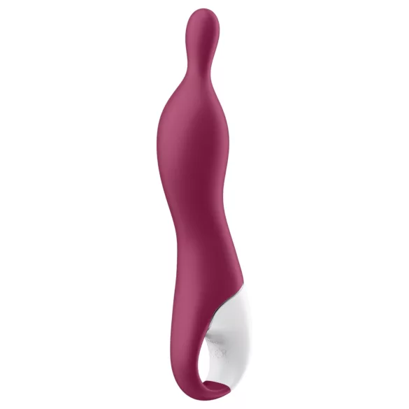 Satisfyer A-Mazing 1 - vibrador ponto A recarregável - silicone vermelho