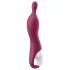Satisfyer A-Mazing 1 - vibrador ponto A recarregável - silicone vermelho