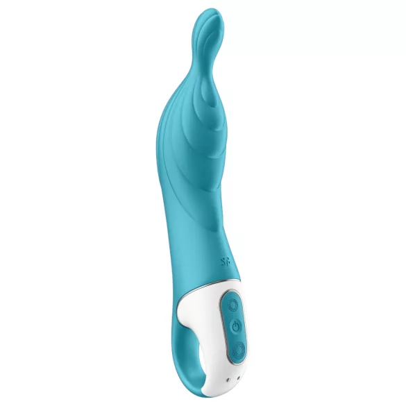 Satisfyer A-Mazing 2 - vibrador ponto A recarregável - silicone turquesa