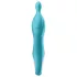 Satisfyer A-Mazing 2 - vibrador ponto A recarregável - silicone turquesa