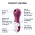 Satisfyer Lucky Libra - Estimulador Clitoriano por Ondas de Ar (Roxo)