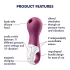 Satisfyer Lucky Libra - sugador clitoriano ondas de ar - lilás
