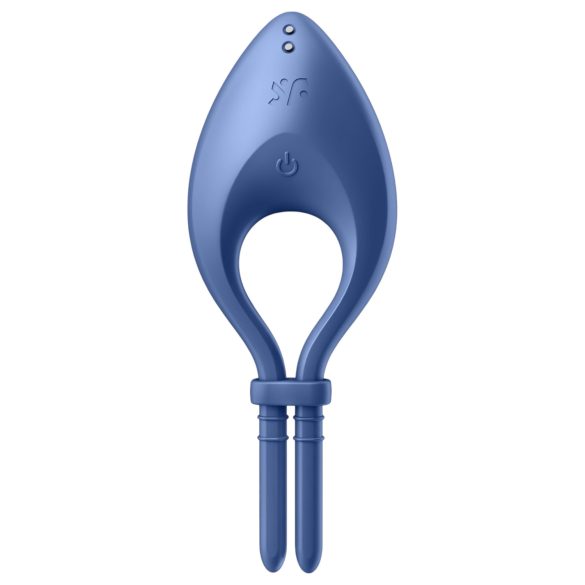 Satisfyer Bullseye - anel vibratório inteligente (azul)