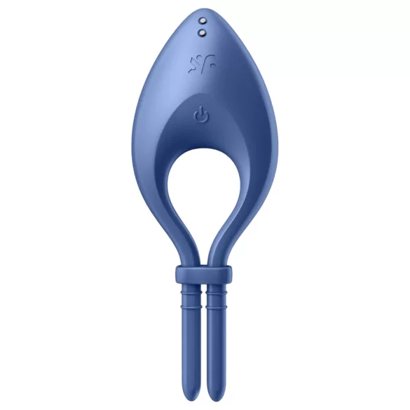 Satisfyer Bullseye - Anel peniano vibratório controlado por app, para homens (azul)