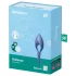 Satisfyer Bullseye - Anel peniano vibratório controlado por app, para homens (azul)