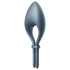 Satisfyer Bullseye - anel peniano vibratório inteligente - silicone cinza