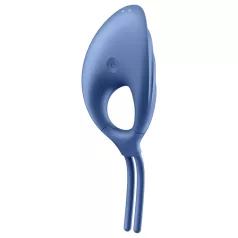   Satisfyer Swordsman - anel peniano vibratório recarregável - silicone azul