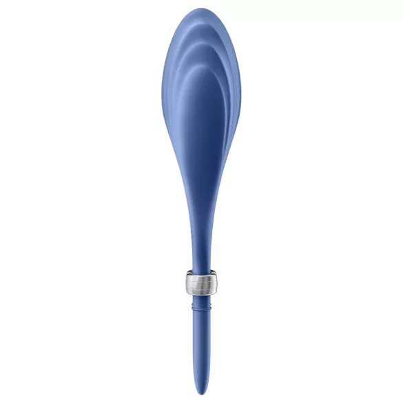 Satisfyer Duelist - anel peniano vibratório recarregável - silicone azul
