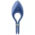 Satisfyer Duelist - anel peniano vibratório recarregável - silicone azul
