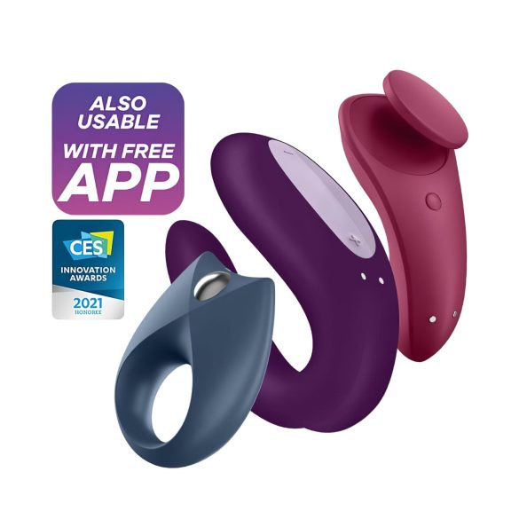 Conjunto de Vibradores para Casais Satisfyer Partner Box 3 (3 Peças)