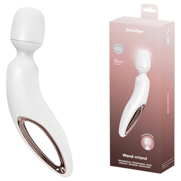 Satisfyer Wand-erland - massageador vibratório (branco)