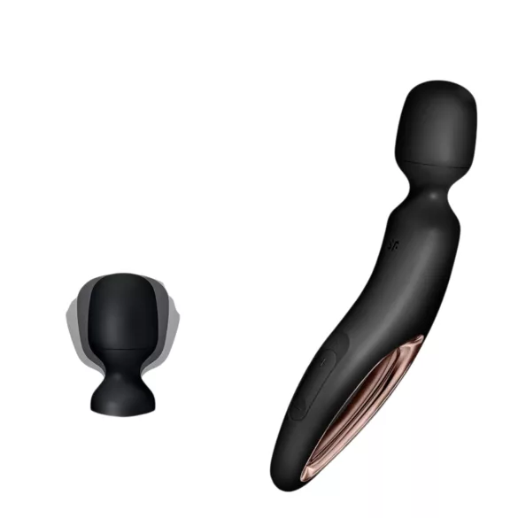 Satisfyer Wand-erland - massageador vibrador corporal recarregável - preto