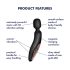 Satisfyer Varinha do Prazer - massageador vibratório (preto)