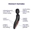 Satisfyer Wand-erland - massageador vibrador corporal recarregável - preto