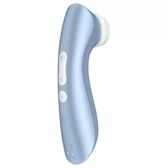Satisfyer Pro 2+ - vibrador clitóris sucção - azul