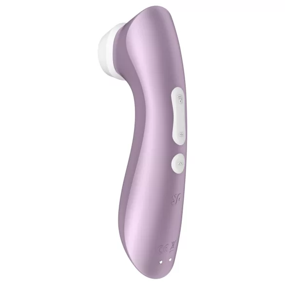 Satisfyer Pro 2+ - vibrador clitóris sucção - silicone roxo