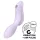 Satisfyer Curvy Trinity 2 - vibrador clitoriano sucção 2 em 1 - lilás