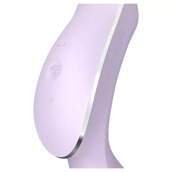 Satisfyer Curvy Trinity 2 - vibrador clitoriano sucção 2 em 1 - lilás