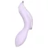 Satisfyer Curvy Trinity 2 - vibrador clitoriano sucção 2 em 1 - lilás
