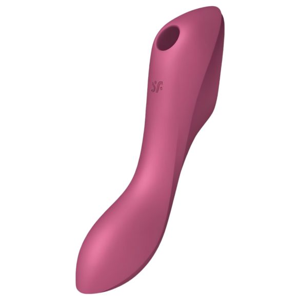 Satisfyer Curvy Trinity 3 - Vibrador 2 em 1 com Ondas de Ar (Vermelho)