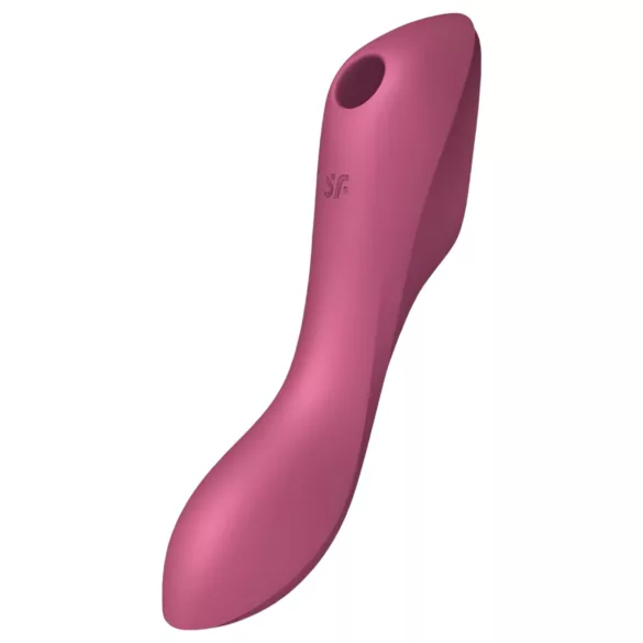 Satisfyer Curvy Trinity 3 - sugador clitóris e vibrador 2 em 1 - vermelho