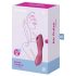 Satisfyer Curvy Trinity 3 - Vibrador 2 em 1 com Ondas de Ar (Vermelho)