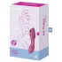 Satisfyer Curvy Trinity 3 - sugador clitóris e vibrador 2 em 1 - vermelho