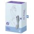 Satisfyer Curvy Trinity 3 - Vibrador 2 em 1 com Ondas de Ar (Cinza)