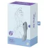 Satisfyer Curvy Trinity 3 - sugador clitoriano e vibrador 2 em 1 - cinza