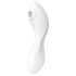 Satisfyer Curvy Trinity 5+ - Vibrador Inteligente 2 em 1 (Branco)