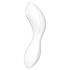 Satisfyer Curvy Trinity 5+ - Vibrador Inteligente 2 em 1 (Branco)