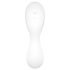 Satisfyer Curvy Trinity 5+ - Vibrador Inteligente 2 em 1 (Branco)