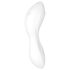 Satisfyer Curvy Trinity 5+ - Vibrador Inteligente 2 em 1 (Branco)