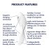 Satisfyer Curvy Trinity 5+ - Vibrador Inteligente 2 em 1 (Branco)