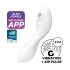 Satisfyer Curvy Trinity 5+ - Vibrador Inteligente 2 em 1 (Branco)