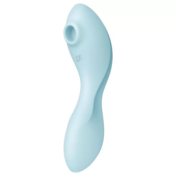 Satisfyer Curvy Trinity 5+ - Vibrador 2 em 1 controlado por app (azul)