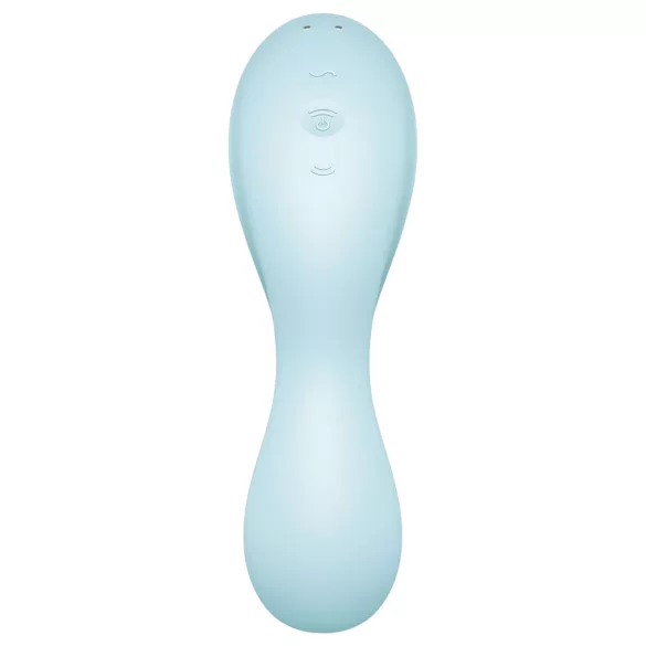 Satisfyer Curvy Trinity 5+ - Vibrador 2 em 1 controlado por app (azul)