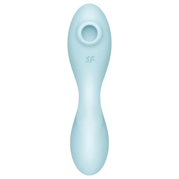 Satisfyer Curvy Trinity 5+ - Vibrador 2 em 1 controlado por app (azul)