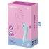 Satisfyer Curvy Trinity 5+ - Vibrador 2 em 1 controlado por app (azul)