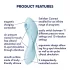Satisfyer Curvy Trinity 5+ - Vibrador 2 em 1 controlado por app (azul)